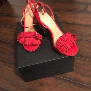 Banana Republic high heeled ankle strap sandals